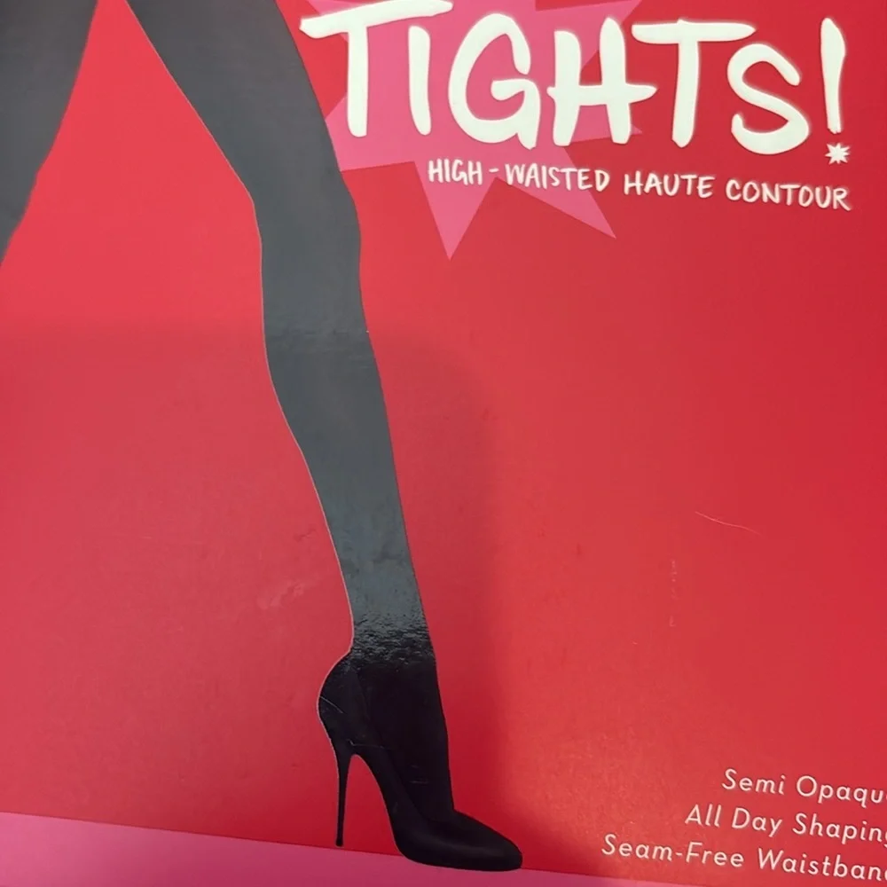2 Pack SPANX Black Assets Tights Tights Size 6 /C /Large - Picture 5 of 7